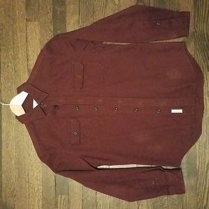 American Eagle, Size Small, Burgundy Work Shirt